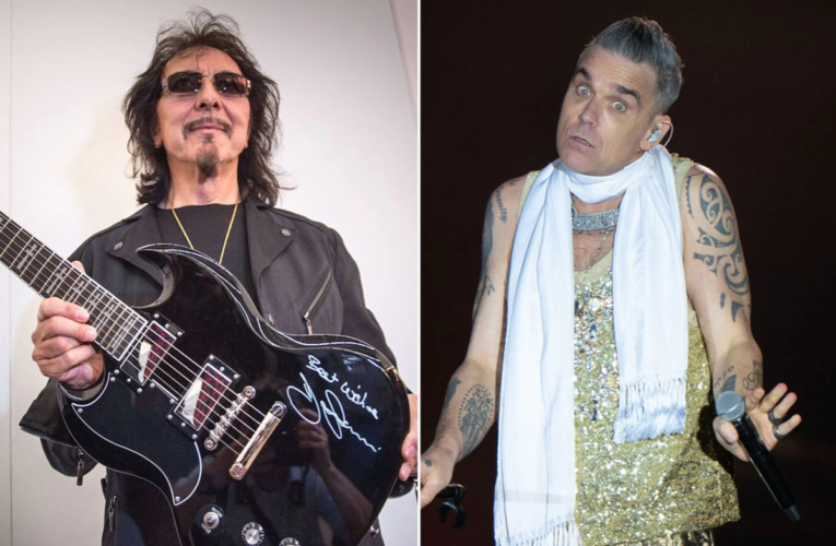 A new song featuring Robbie Williams is on its way, according to Tony Iommi, who has revealed the worst kept secret in rock music